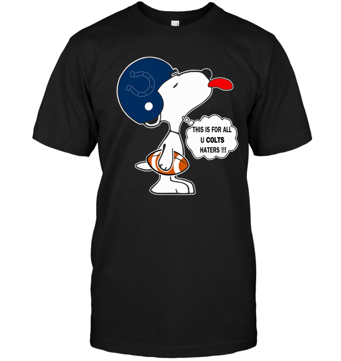 Indianapolis Colts "snoopy Haters" T-Shirt